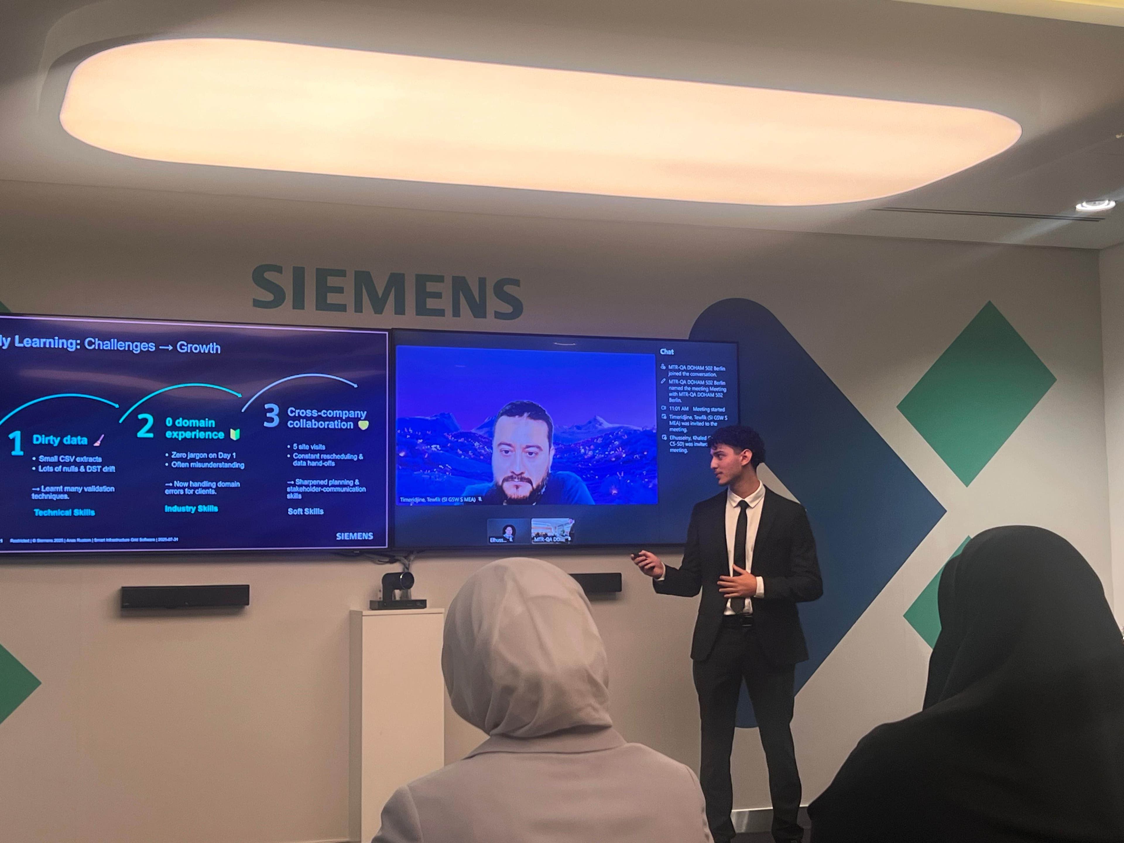 Presenting at Siemens